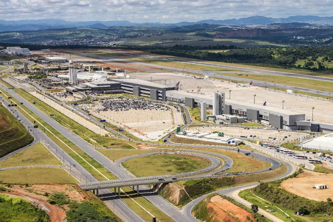 baterias elétricas, confins, aeroporto