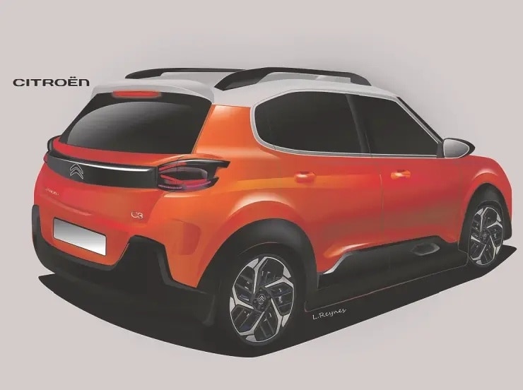 Projeção mostra como pode ficar o inédito SUV indiano que substituirá o Citroën C3