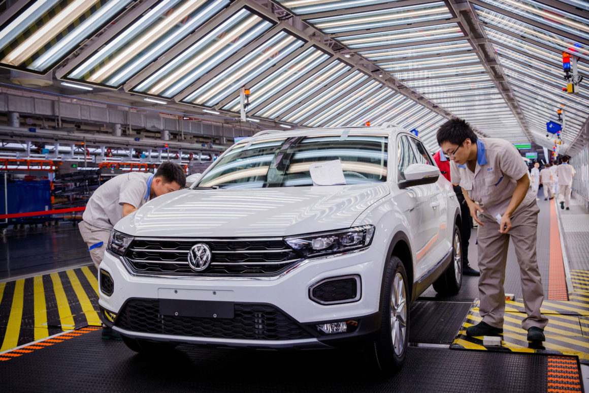 Fábrica da joint-venture entre FAW e Volkswagen