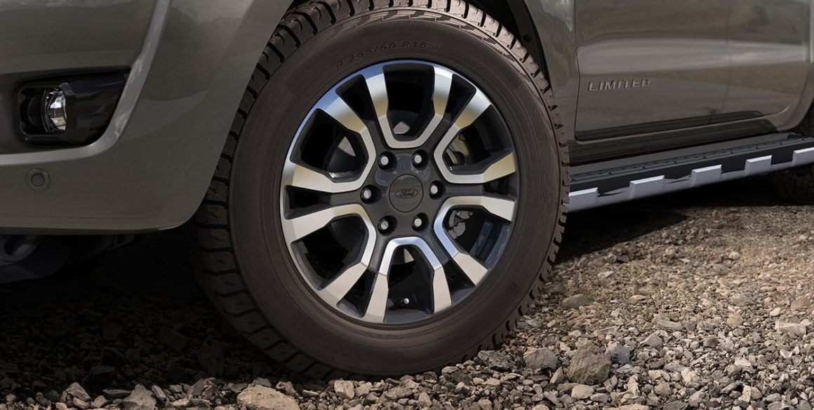 Ranger Limited mantém o acabamento das rodas