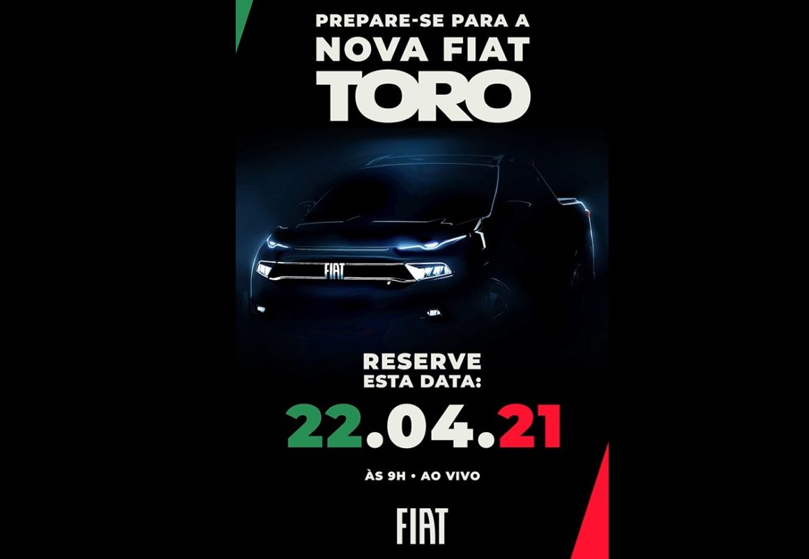 Fiat Toro surge em teaser oficial