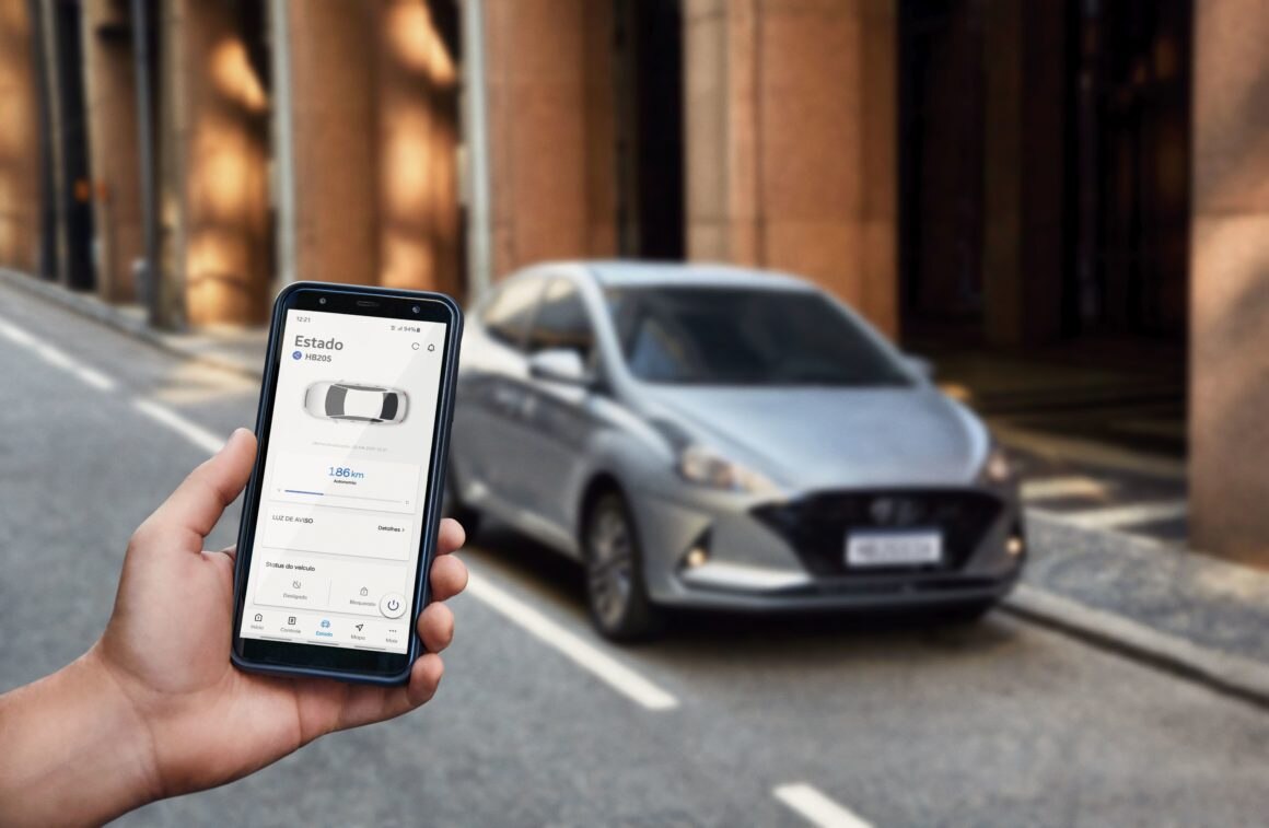 Hyundai HB20 terá conectividade pela plataforma Bluelink