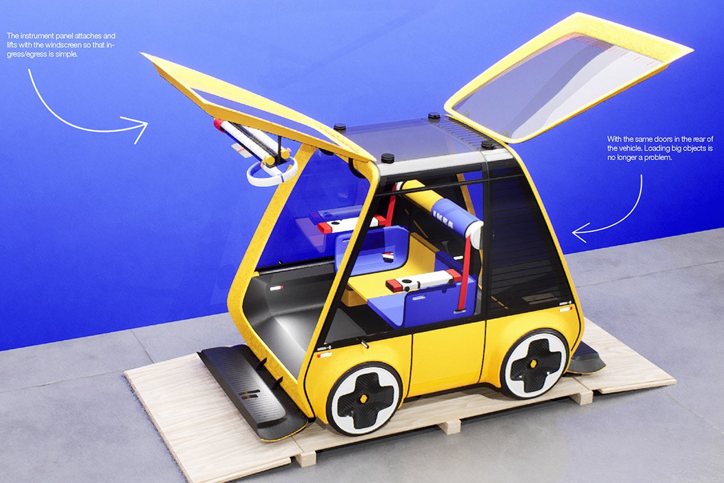Ikea e Renault apresentam o Höga, o carro "quebra-cabeça"
