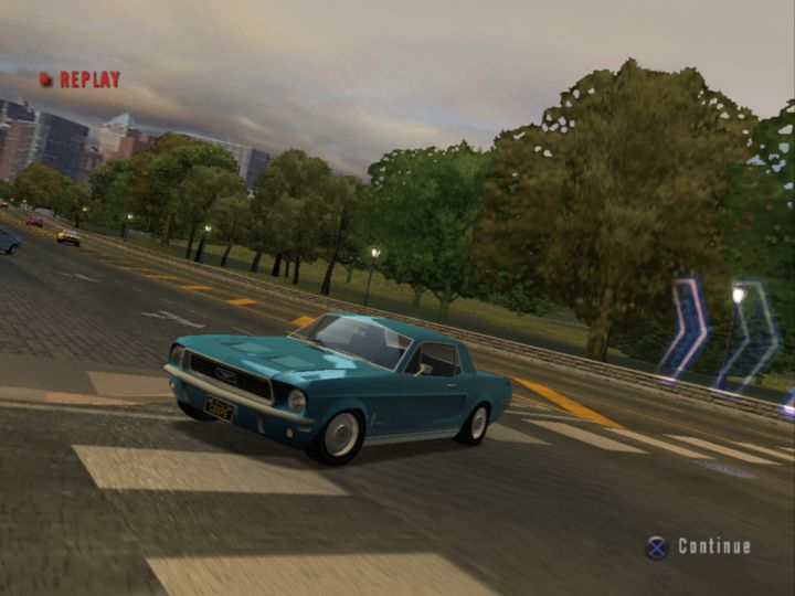 Ford Mustang em seu jogo homônimo de 2005 carro