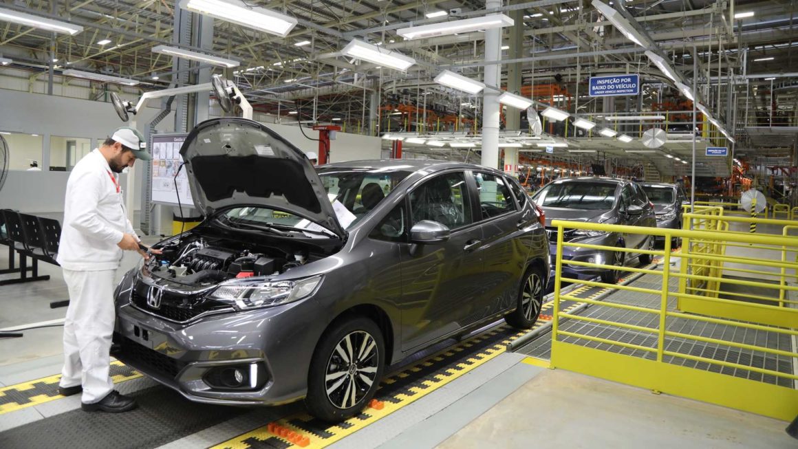 Fábrica da Honda em Itirapina chips