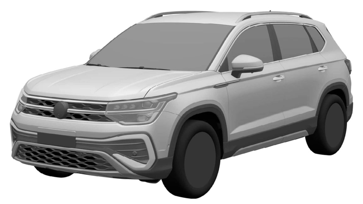 Novo Taos? VW registra no Brasil patentes da versão chinesa do SUV