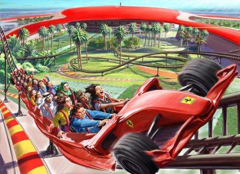  Conheça as atrações do parque da Ferrari