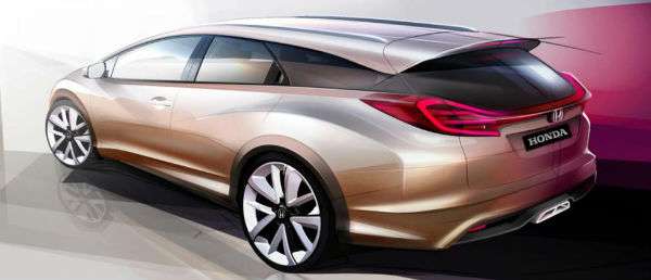  Honda mostra protótipo do Civic Wagon